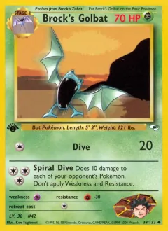Brock's Golbat, Gym Heroes 39/132