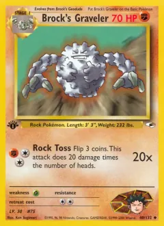 Brock's Graveler, Gym Heroes 40/132