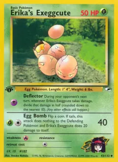 Erika's Exeggcute, Gym Heroes 43/132