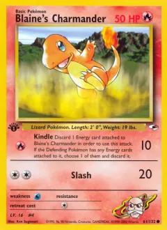 Blaine's Charmander, Gym Heroes 61/132