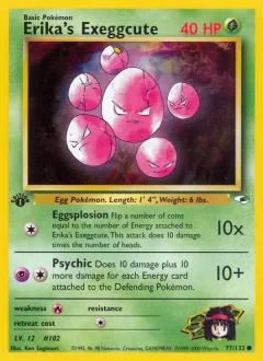 Erika's Exeggcute, Gym Heroes 77/132