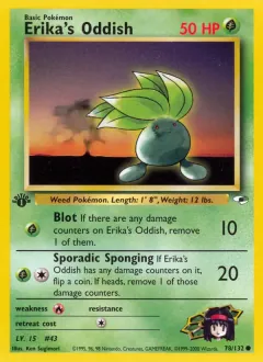 Erika's Oddish, Gym Heroes 78/132