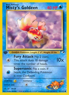 Misty's Goldeen, Gym Heroes 85/132
