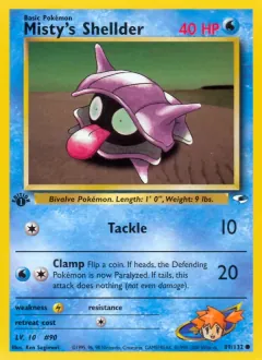 Misty's Shellder, Gym Heroes 89/132