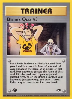 Blaine's Quiz #3, Gym Challenge 112/132