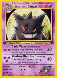 Sabrina's Gengar, Gym Challenge 29/132