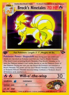 Brock's Ninetales, Gym Challenge 3/132