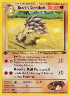 Brock's Sandslash, Gym Challenge 36/132