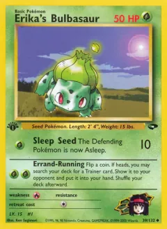 Erika's Bulbasaur, Gym Challenge 39/132