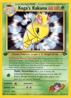 Koga's Kakuna, Gym Challenge 47/132