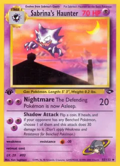 Sabrina's Haunter, Gym Challenge 55/132