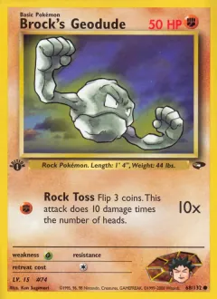 Brock's Geodude, Gym Challenge 68/132