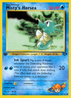 Misty's Horsea, Gym Challenge 87/132