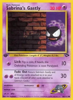 Sabrina's Gastly, Gym Challenge 96/132