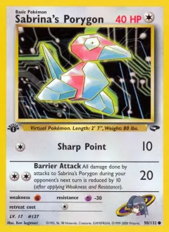 Sabrina's Porygon, Gym Challenge 98/132