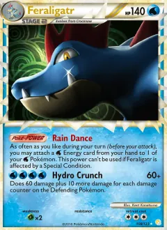 Feraligatr, HeartGold SoulSilver 108/123