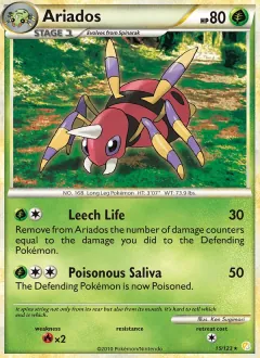 Ariados, HeartGold SoulSilver 15/123