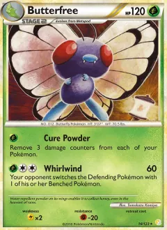 Butterfree, HeartGold SoulSilver 16/123