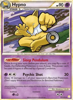 Hypno, HeartGold SoulSilver 23/123