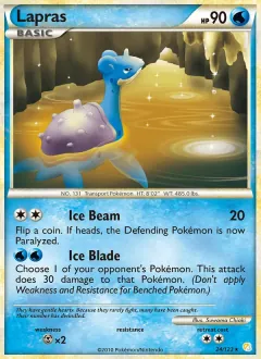 Lapras, HeartGold SoulSilver 24/123