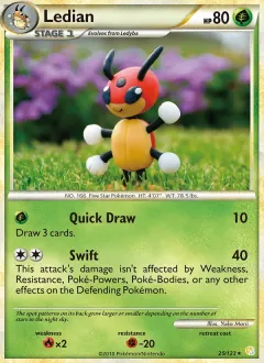 Ledian, HeartGold SoulSilver 25/123