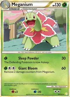 Meganium, HeartGold SoulSilver 26/123