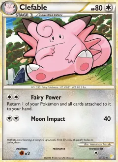 Clefable, HeartGold SoulSilver 3/123