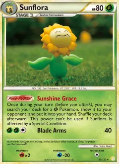 Sunflora, HeartGold SoulSilver 31/123