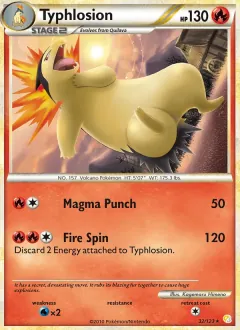 Typhlosion, HeartGold SoulSilver 32/123