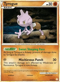 Tyrogue, HeartGold SoulSilver 33/123