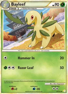 Bayleef, HeartGold SoulSilver 35/123