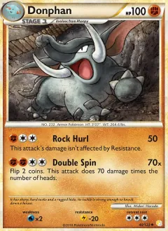 Donphan, HeartGold SoulSilver 40/123