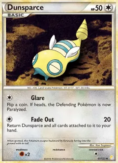 Dunsparce, HeartGold SoulSilver 41/123