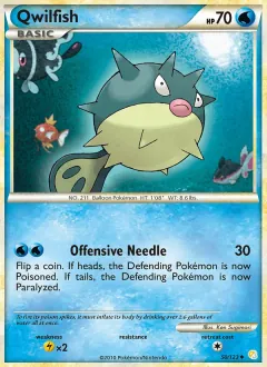 Qwilfish, HeartGold SoulSilver 50/123