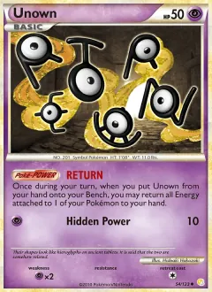 Unown, HeartGold SoulSilver 54/123