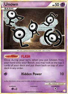 Unown, HeartGold SoulSilver 55/123