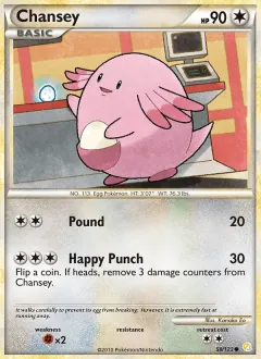 Chansey, HeartGold SoulSilver 58/123