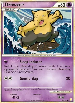 Drowzee, HeartGold SoulSilver 62/123