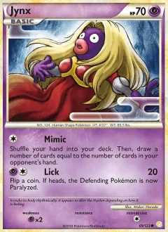 Jynx, HeartGold SoulSilver 69/123