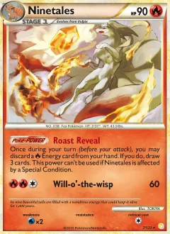 Ninetales, HeartGold SoulSilver 7/123