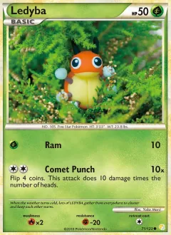 Ledyba, HeartGold SoulSilver 71/123