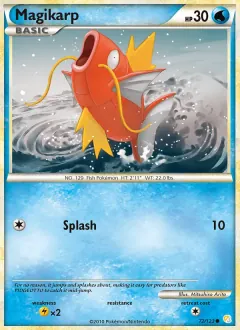 Magikarp, HeartGold SoulSilver 72/123