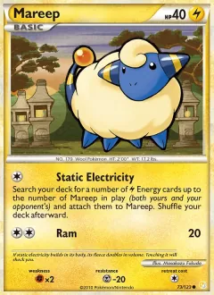 Mareep, HeartGold SoulSilver 73/123