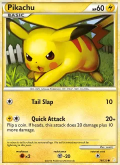 Pikachu, HeartGold SoulSilver 78/123