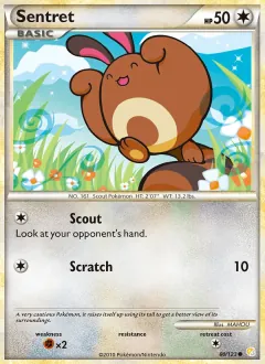 Sentret, HeartGold SoulSilver 80/123