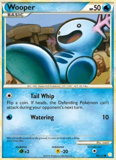 Wooper, HeartGold SoulSilver 88/123