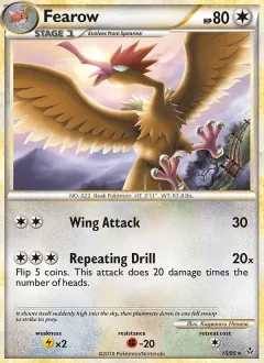Fearow, Unleashed 15/95