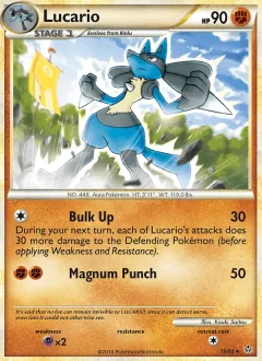 Lucario, Unleashed 19/95