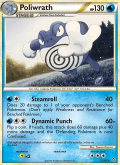 Poliwrath, Unleashed 21/95