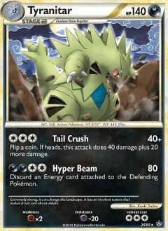 Tyranitar, Unleashed 26/95
